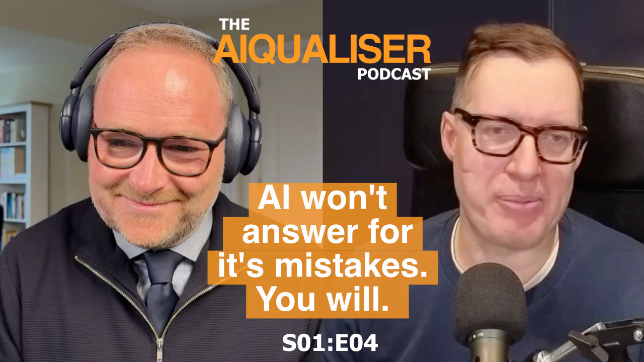 AI Won't Answer for Its Mistakes. You Will.